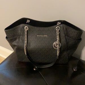 Michael Kors Logo Purse, Black